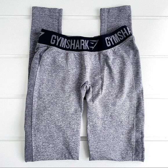 Gymshark Blue Flex Low Rise Activewear Leggings Bottoms Size Small - Picture 1 of 5